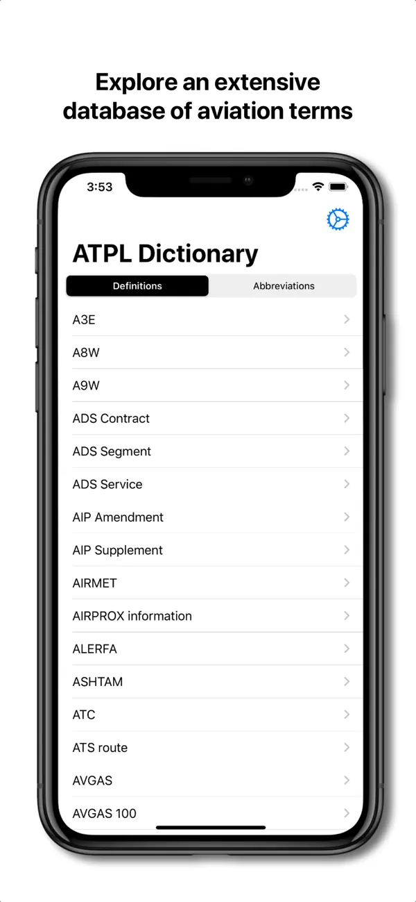 #1. ATPL Dictionary (iOS) Bởi: Lybron Sobers