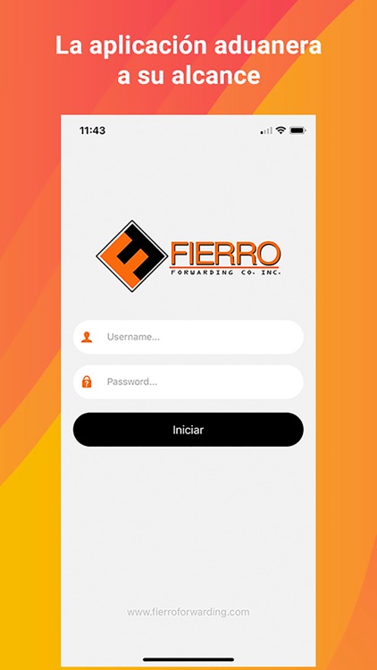 Fierro Forwarding Web Reports