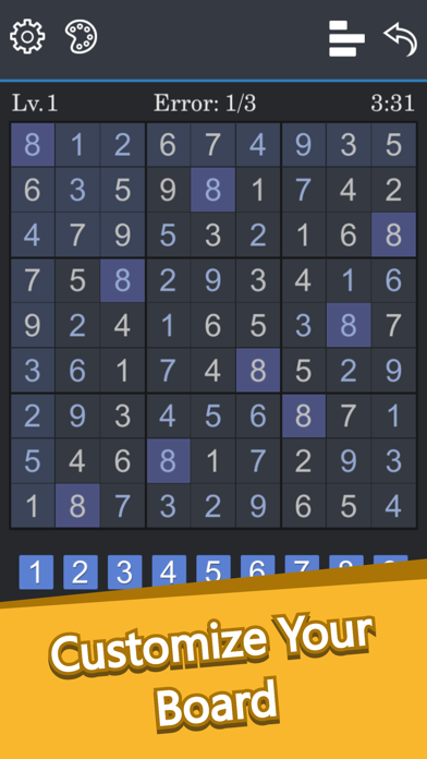 Sudoku-Numbers Puzzle Games screenshot 2