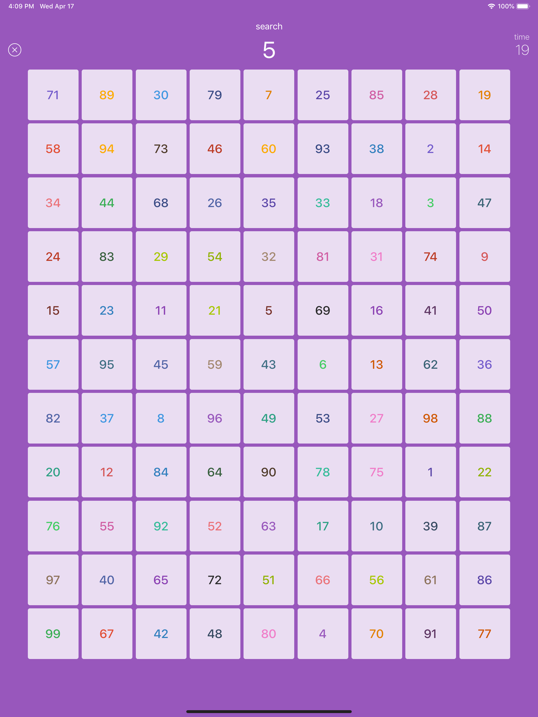 99. Ninety Nine Game