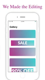 sales banner maker for insta iphone screenshot 2