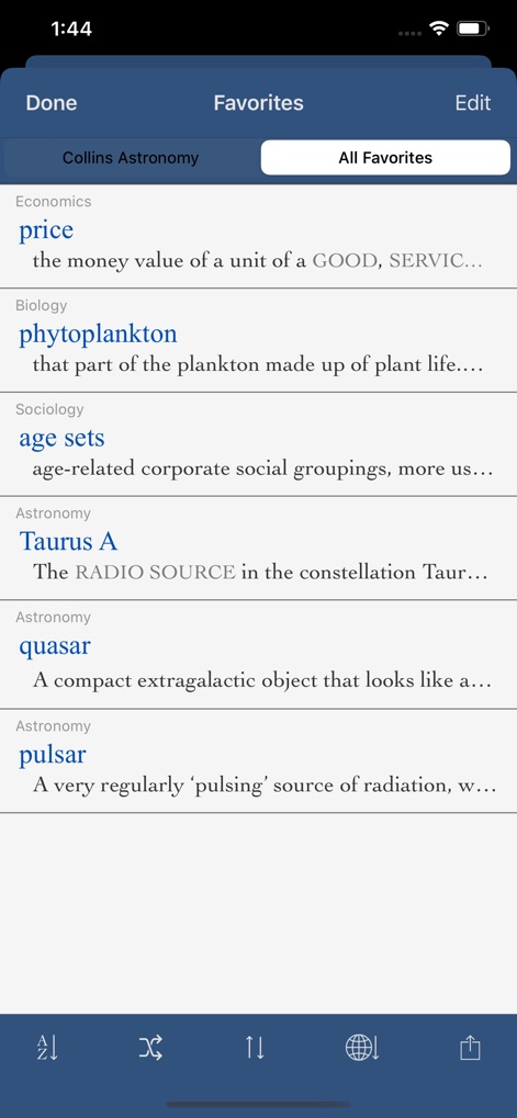 Collins Subject Dictionaries - Reference App | MWM