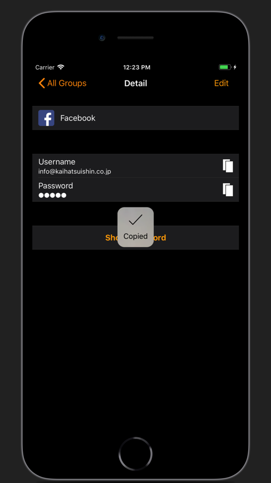 #2. Password Manager - Easy Pass2 (iOS) Podle: KAIHATSUISHIN CO.,LTD.