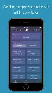 easy mortgage calculator iphone screenshot 1