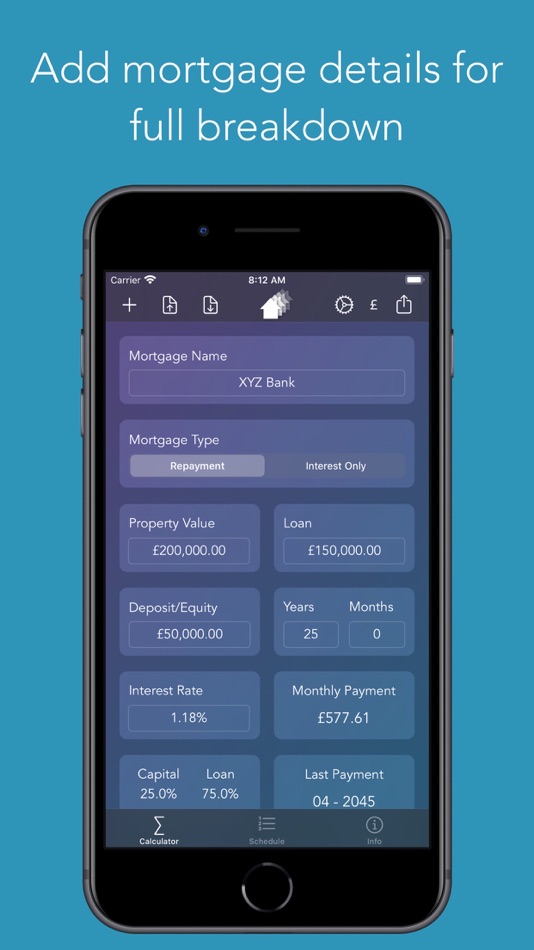 Easy Mortgage Calculator - 1.0 - (iOS)