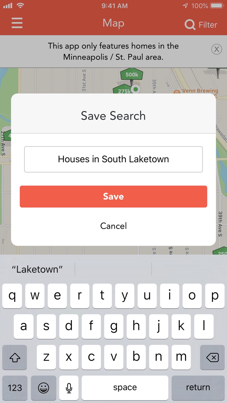iPhone screenshot
