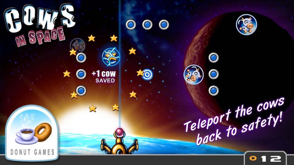 #2. Cows In Space (iOS) 게시자: Donut Games