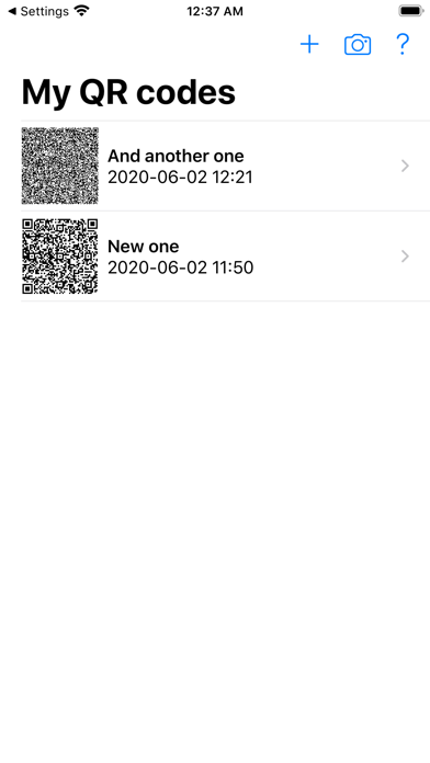 Screenshot #2 pour QR Peek