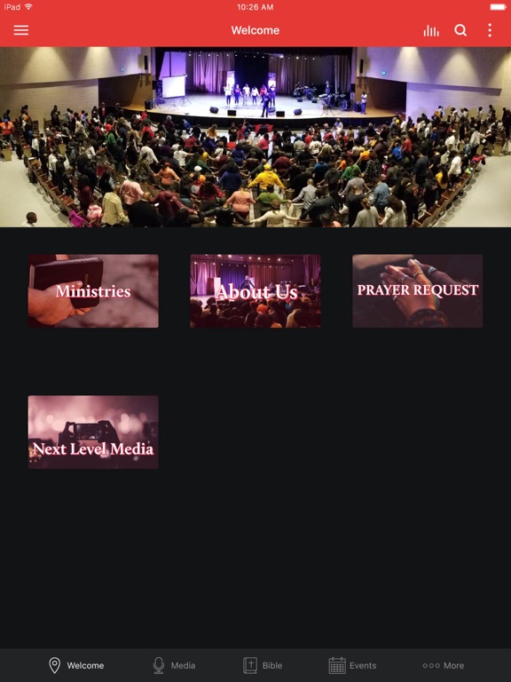 Walk By Faith Ministries iPad screenshot 1 - Lifestyle app