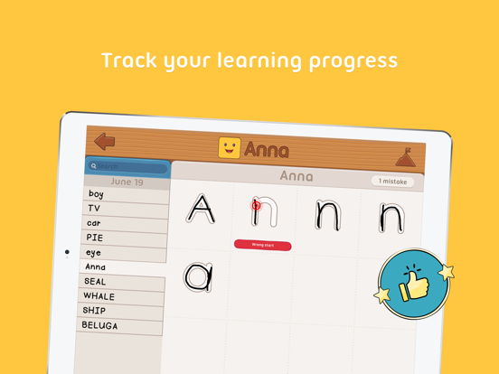 iTrace — handwriting for kids iPad app afbeelding 5