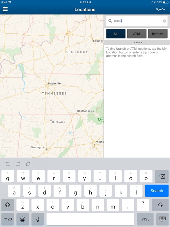 Texas National Bank for iPad