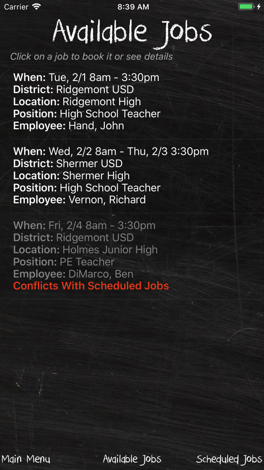 #1. SubAlert for Frontline Ed (iOS) 由: SubstituteAlert.com