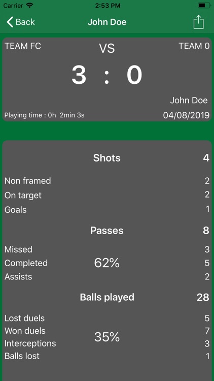 SoccerStatLite screenshot-3