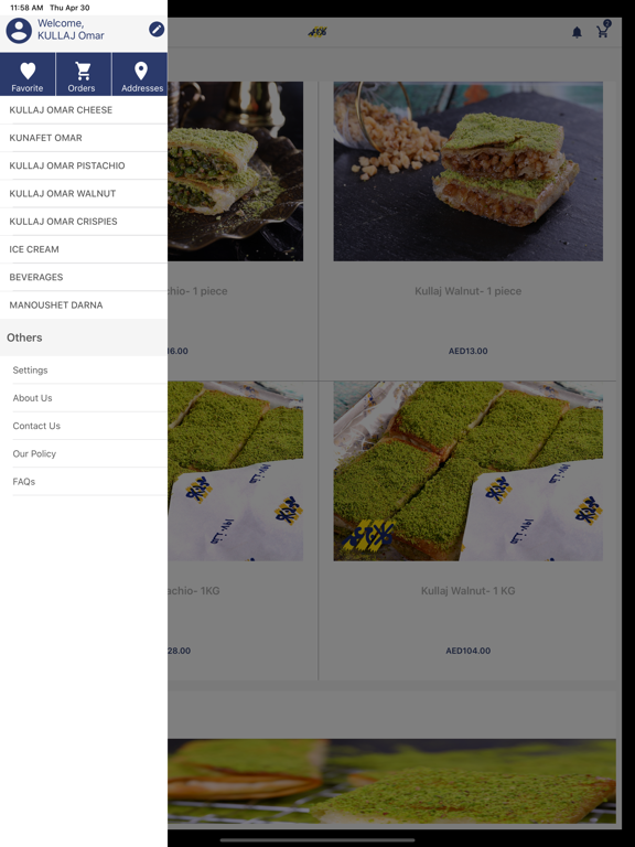 KULLAJ OMAR UAE iPad screenshot