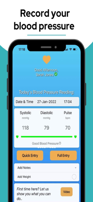 ‎Blood Pressure Monitor Pro Screenshot