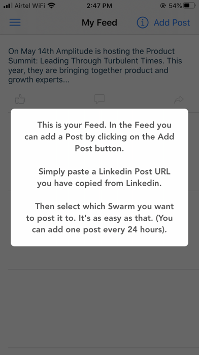 Content Swarm Screenshot
