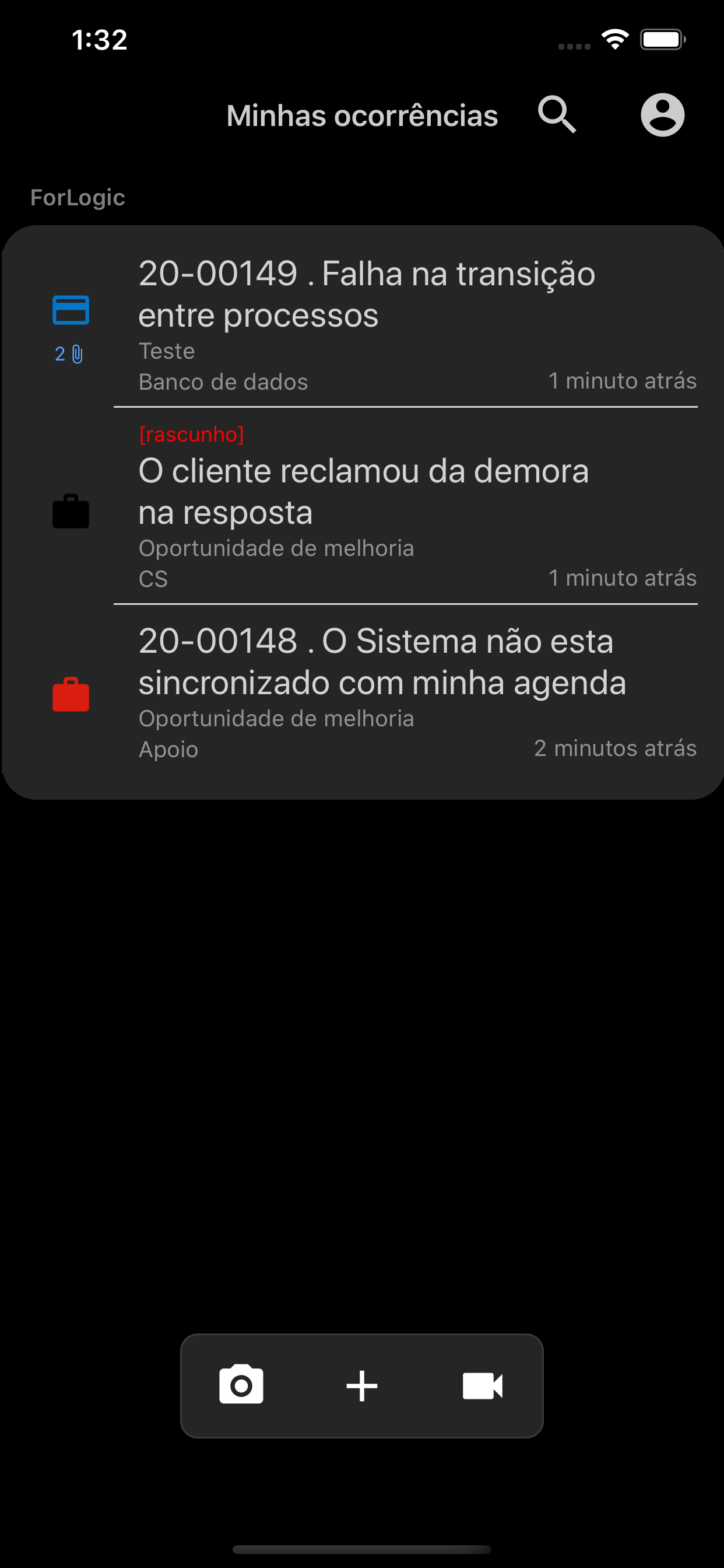 Qualiex Ocorrências