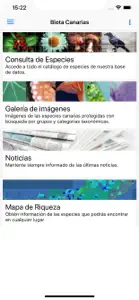 Biota-Canarias screenshot #1 for iPhone