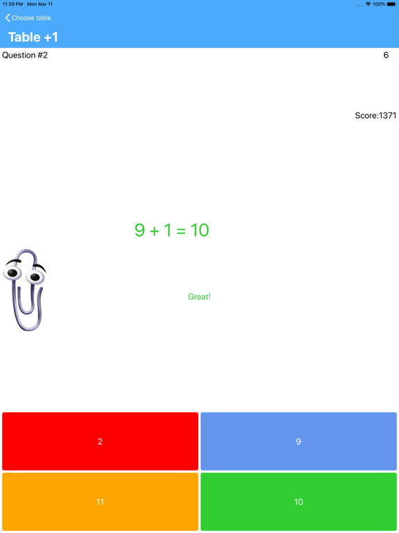 Mes Tables iPad screenshot 4 - Education app
