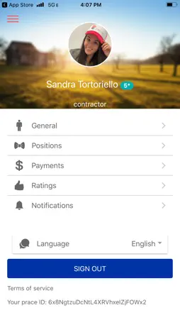 Prace App screenshot 1
