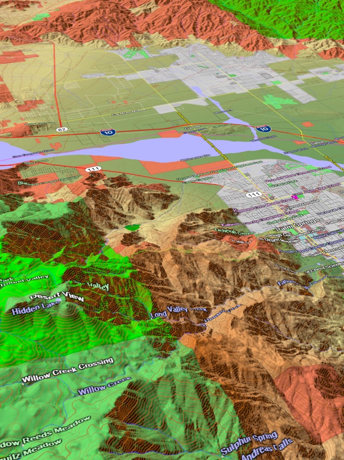 Scenic Map Western USA