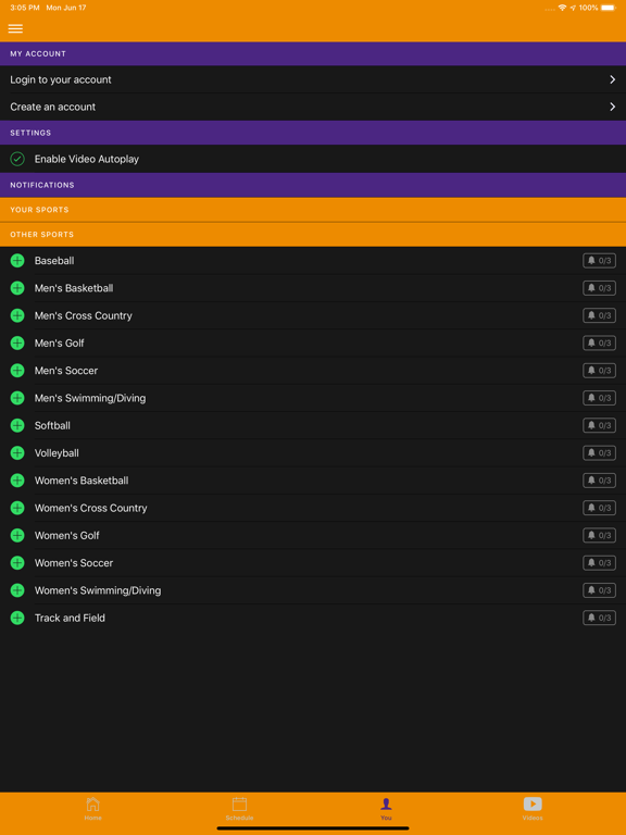 Evansville Athletics iPad screenshot 3 - Sports app