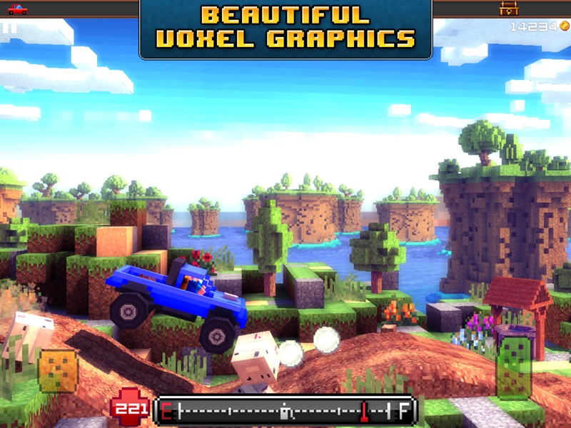 Blocky Roads Adventure screenshot 10