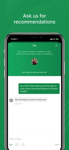 Eat App: Restaurant Bookings screenshot 10