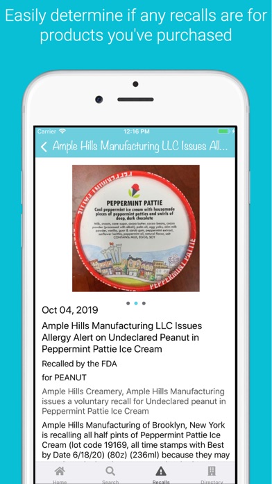 ALLERGEN INSIDE - Food Scanner Screenshot