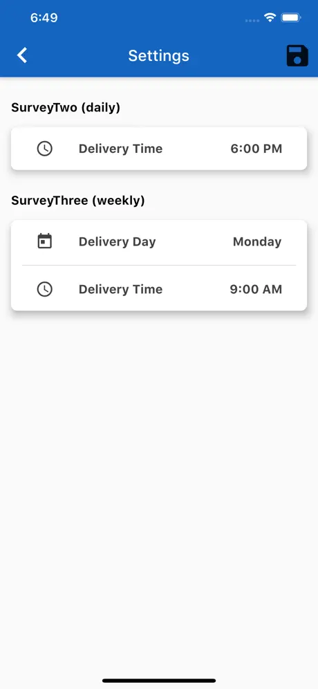 MoSHI Surveys