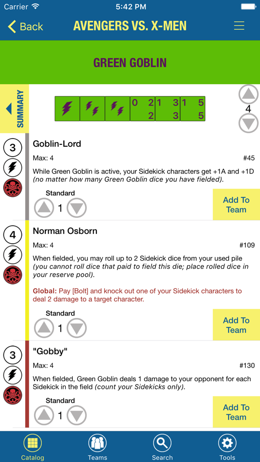 #3. Sidekick for Dice Masters (iOS) Podle: Aaron Schuetter