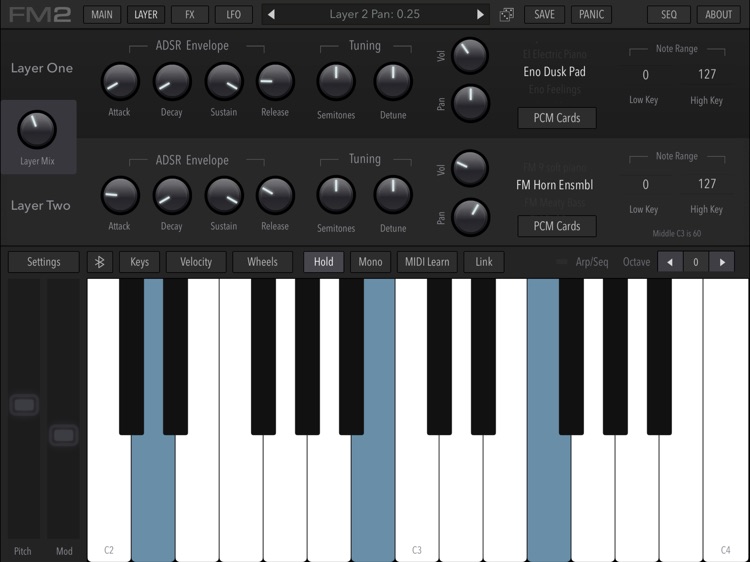 AudioKit FM Player 2: DX Synth