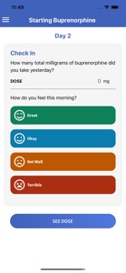 Buprenorphine Home Induction screenshot #5 for iPhone