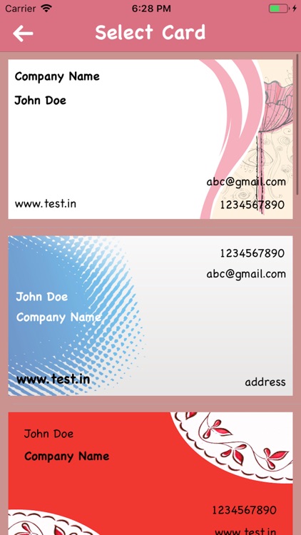 Make Visiting Cards