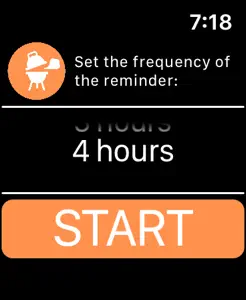 BBQ Watch Timer screenshot #2 for Apple Watch