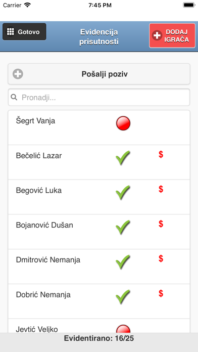 mTeamManagement screenshot