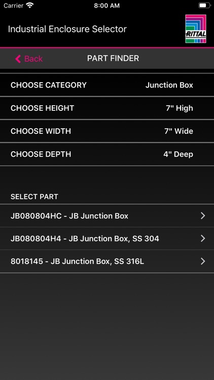 Industrial Enclosure Selector