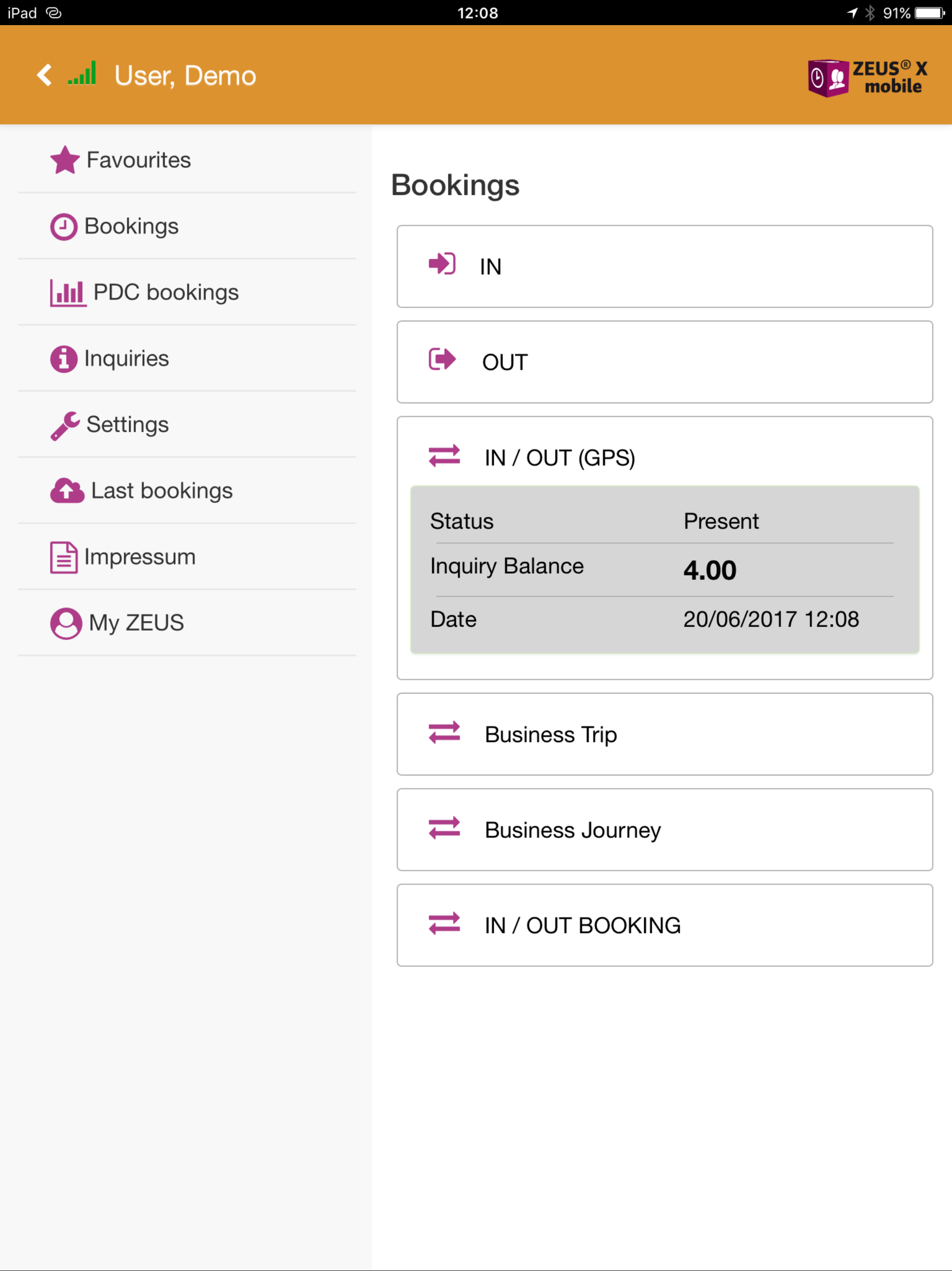 ZEUS X mobile screenshot 7