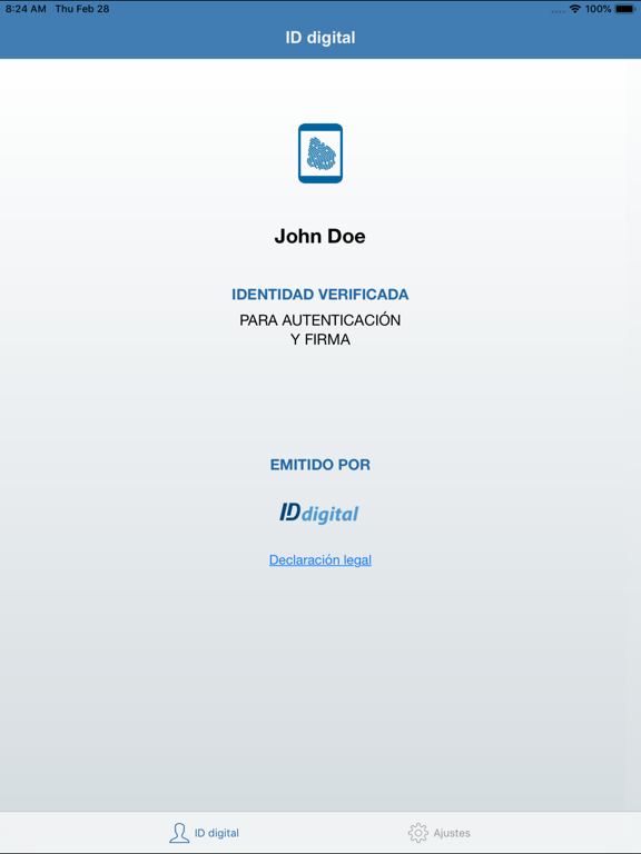 Screenshot #6 pour Identidad Digital Mobile