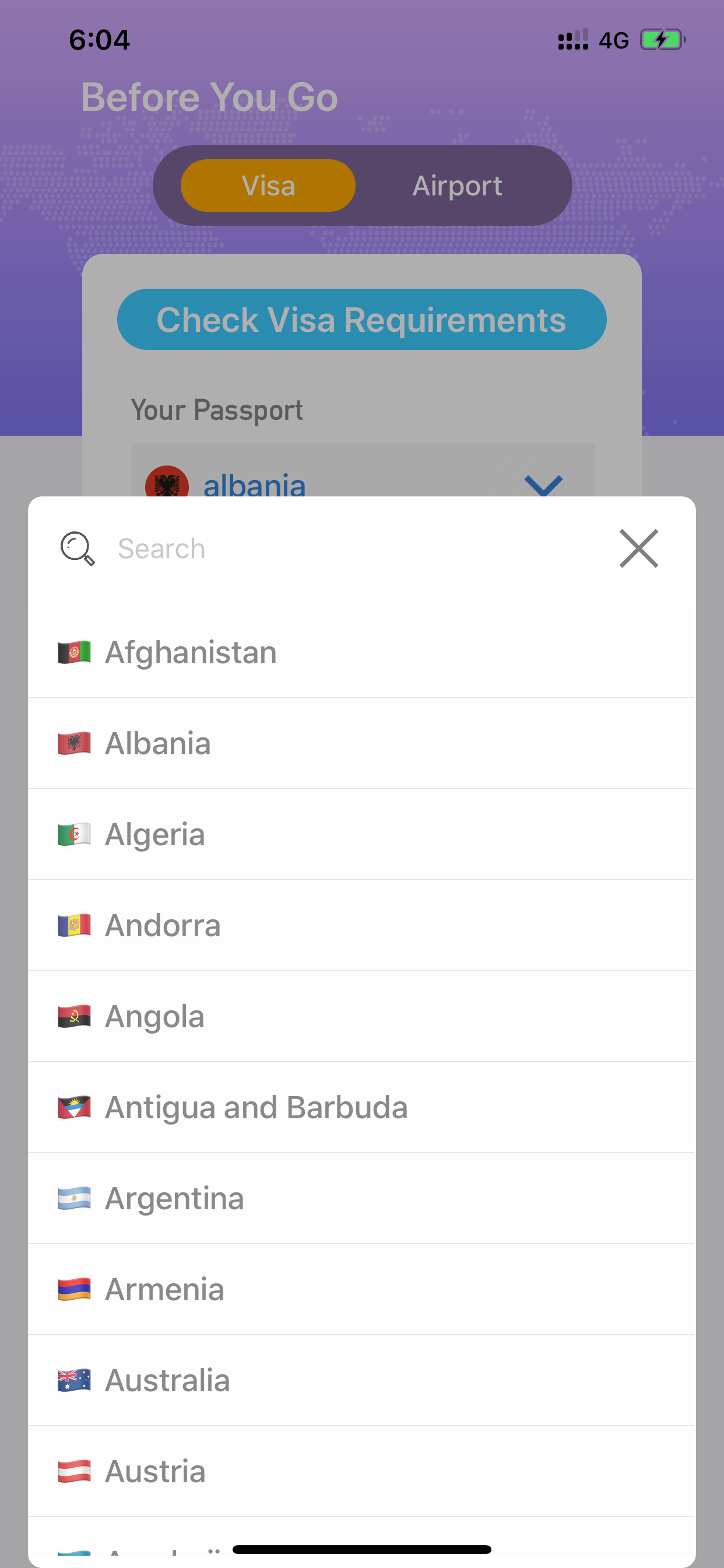 Before Go screenshot 2
