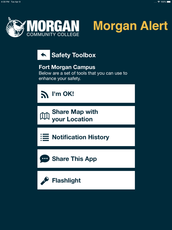 Morgan Alert iPad screenshot 7 - Education app