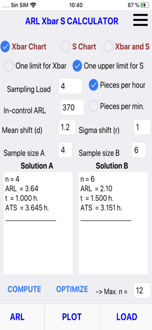 Calculator Xbar and S Charts(圖3)-速報App
