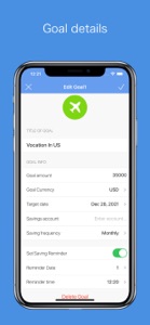 Money Goal - Goals Tracker screenshot #3 for iPhone