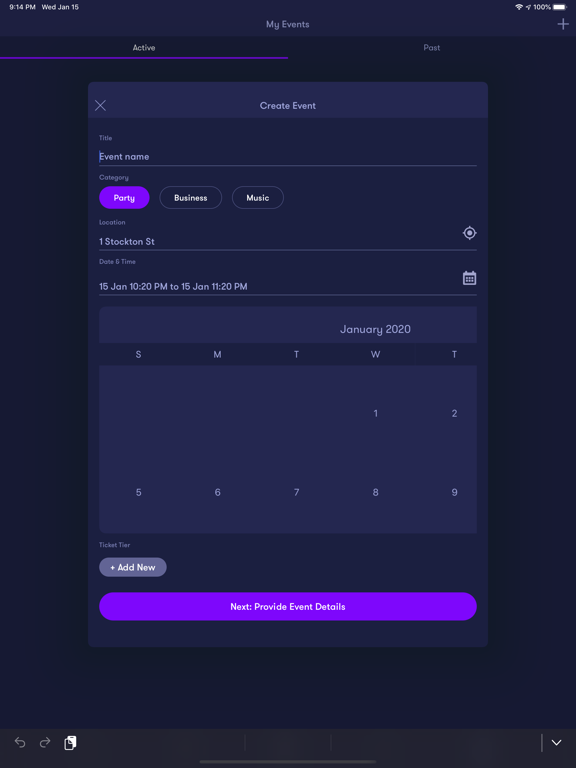 Movez iPad screenshot 4 - Social Networking app
