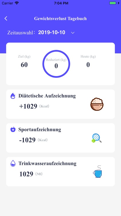 3F Gewichtsverlust Assistent