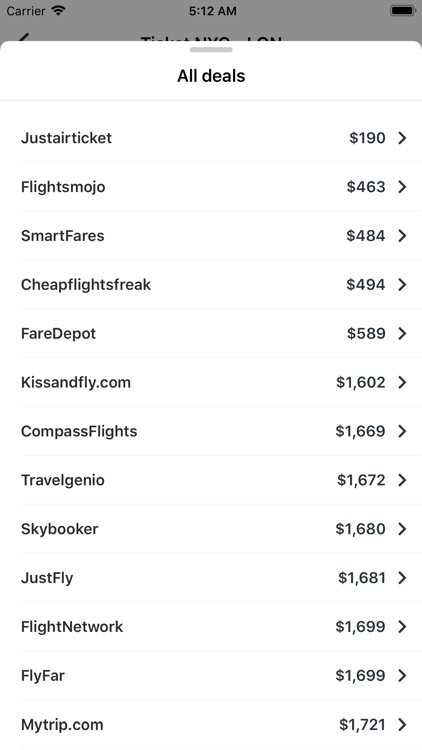 Low Fare Flights screenshot-4