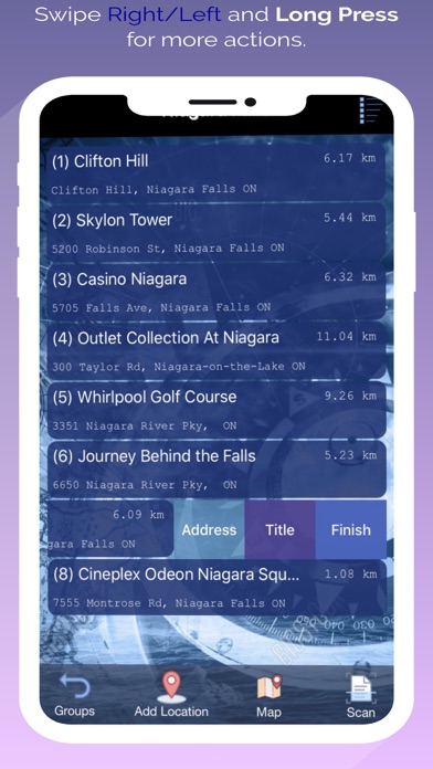 PointsOnMap iPhone screenshot 5 - Navigation app