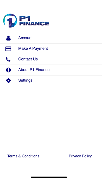 P1 Finance for iPhone Screenshot