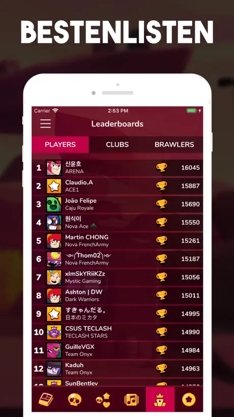 Stats & Tools für Brawl Stars