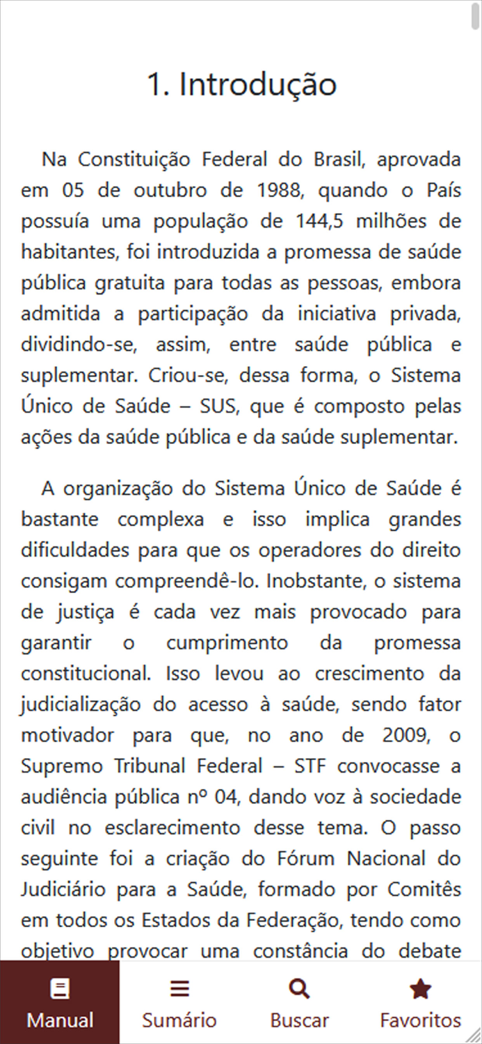 Manual de Direito à Saúde